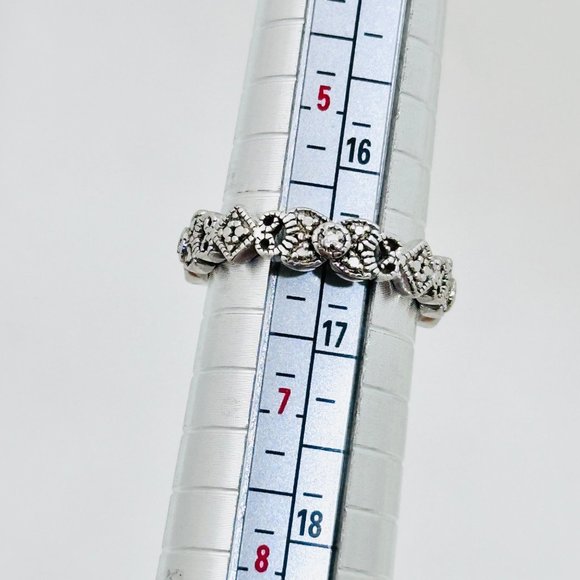 Sterling Textured Ring - Size 6 - New condition. - Picture 9 of 10